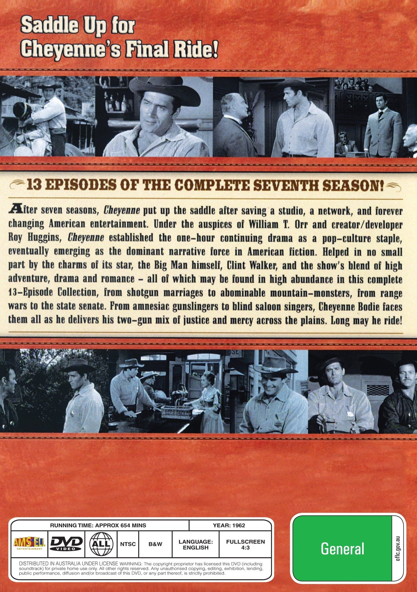 Cheyenne Season 7 (1962)