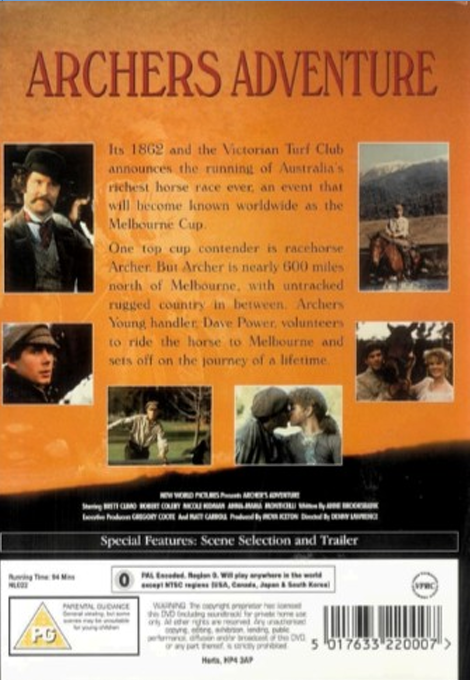 Archer on DVD, Adventure, Brett Climo, Robert Coleby