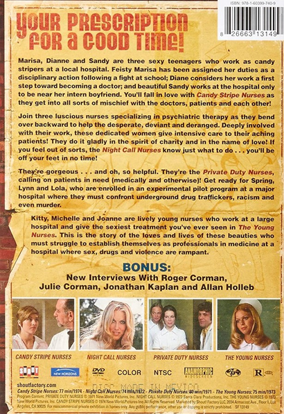 Candy Stripe Nurses on DVD, Comedy, Candice Rialson, Robin Mattson