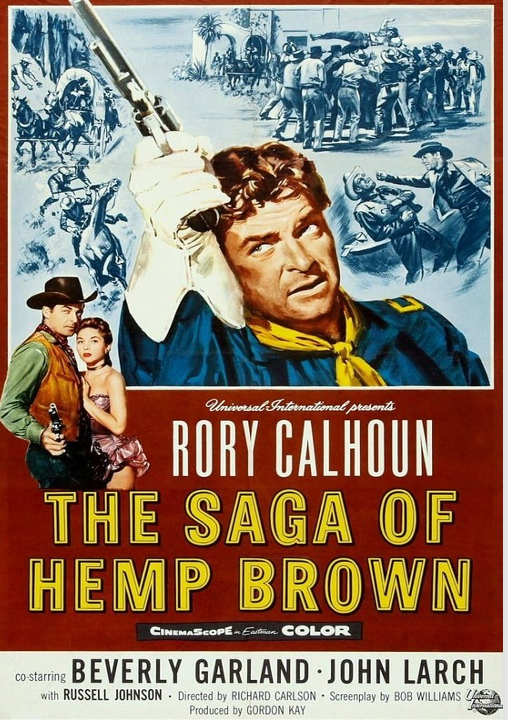 The Saga of Hemp Brown on DVD, Western, Rory Calhoun, Beverly Garland