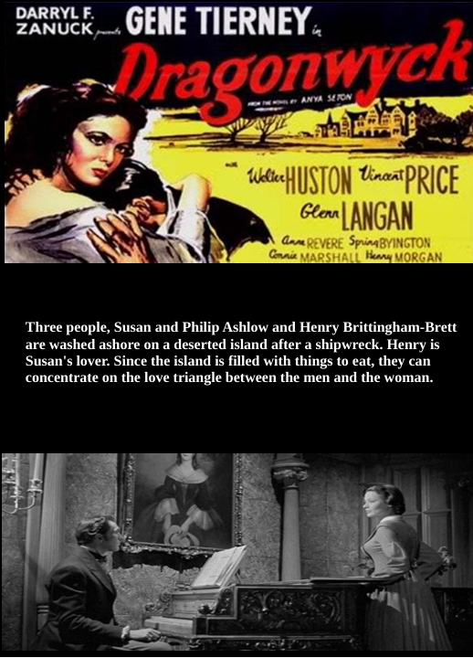 Dragonwyck on DVD, Romance, Gene Tierney, Walter Huston