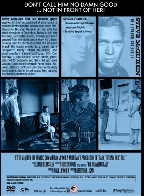 Baby, the Rain Must Fall on DVD, Drama, Steve McQueen, Lee Remick