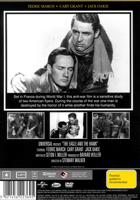 The Eagle and the Hawk on DVD, Drama, Fredric March, Cary Grant