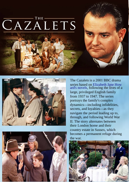 The Cazalets on DVD, Drama, Hugh Bonneville, Stephen Dillane