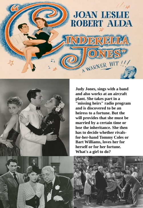 Cinderella Jones on DVD, Comedy, Joan Leslie, Robert Alda