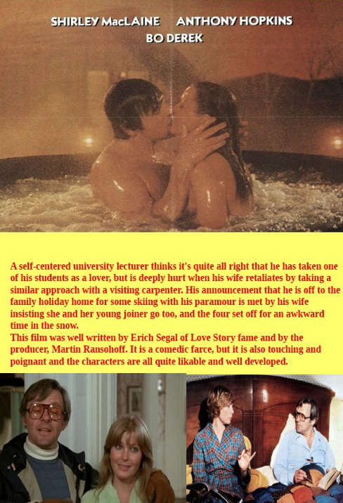 A Change of Seasons on DVD, Comedy, Shirley MacLaine, Anthony Hopkins