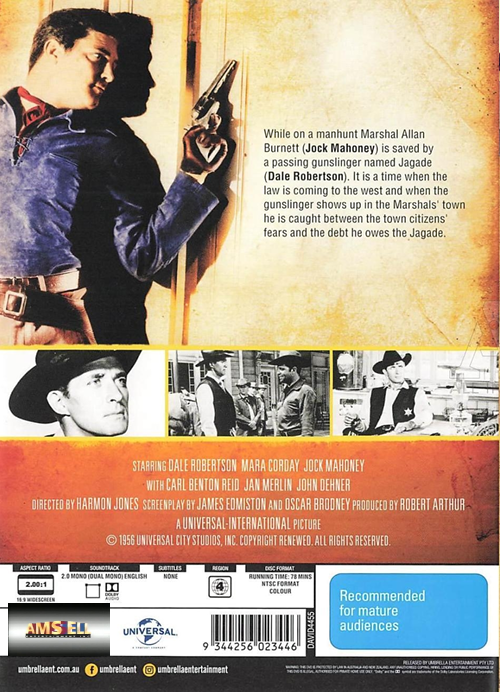 A Day of Fury on DVD, Drama, Dale Robertson, Mara Corday
