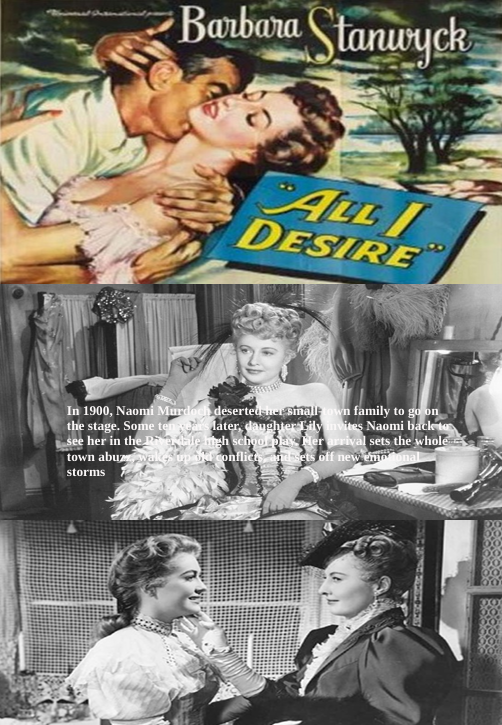 All I Desire on DVD, Drama, Barbara Stanwyck, Richard Carlson