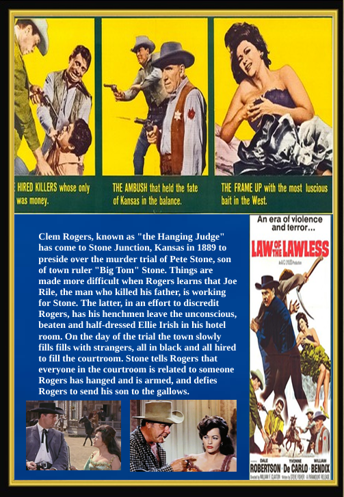 Law of the Lawless on DVD, Drama, Dale Robertson, Yvonne De Carlo