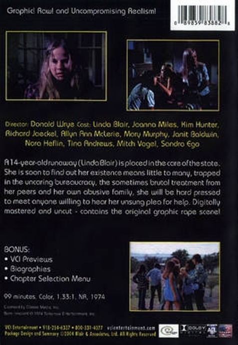 Born Innocent on DVD, Drama, Linda Blair, Joanna Miles