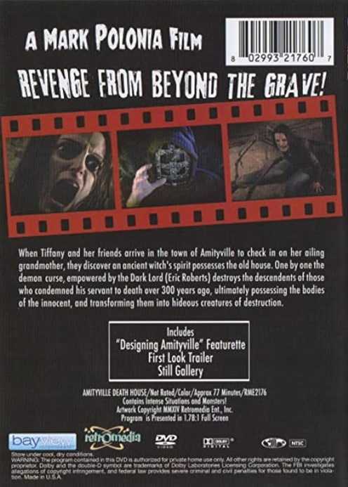 Amityville Death House on DVD, Horror, Kyrsten St. Pierre, Michael Merchant