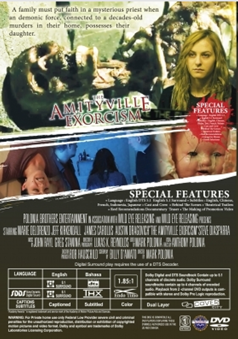 Amityville Exorcism on DVD, Horror, Marie DeLorenzo, Jeff Kirkendall