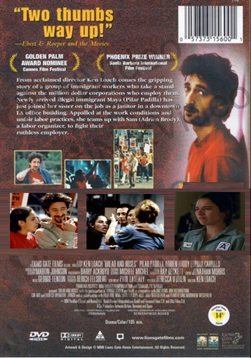 Bread and Roses on DVD, Drama, Pilar Padilla, Adrien Brody