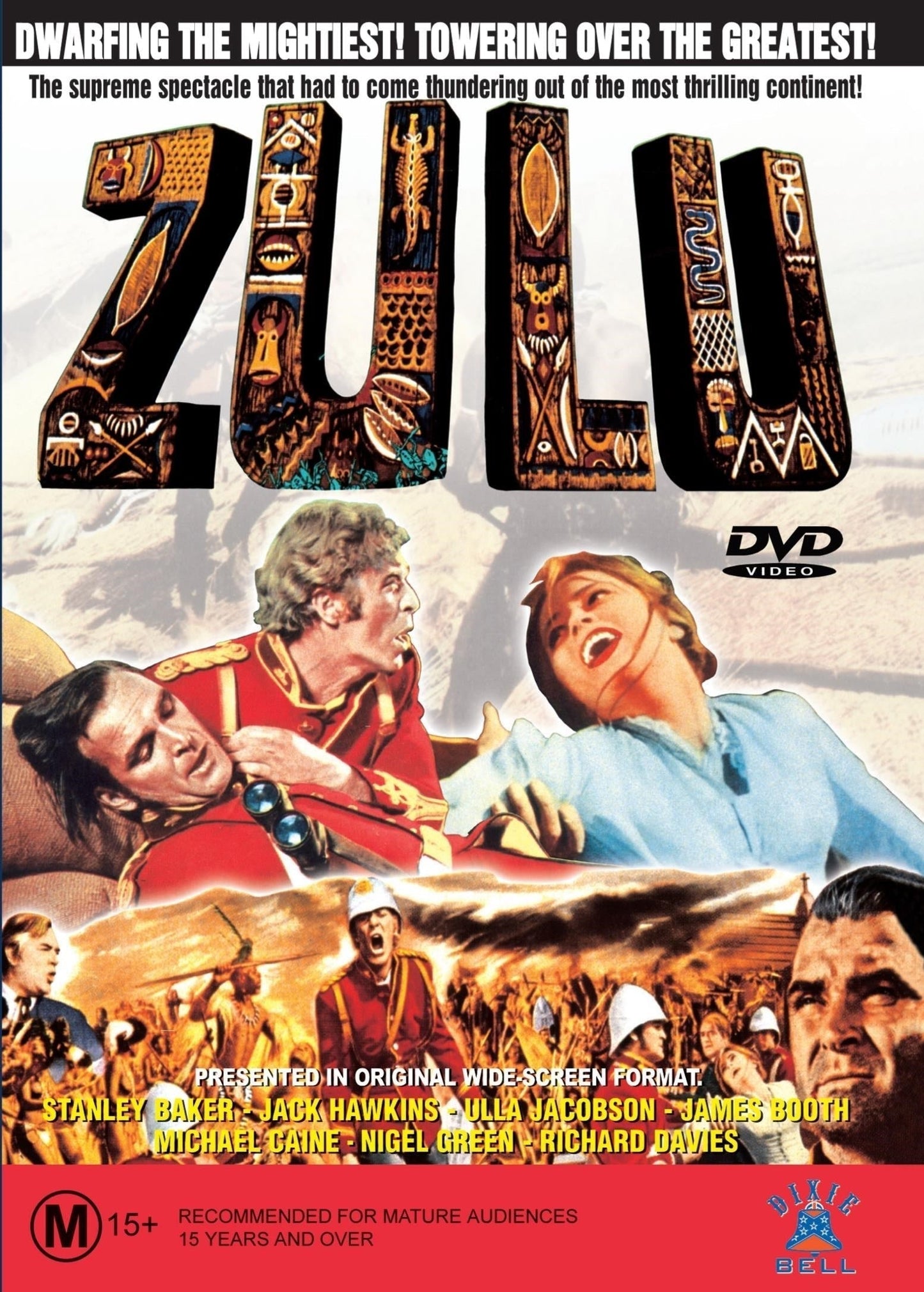 Zulu, DVD, War, Michael Caine, Stanley Baker, Jack Hawkins