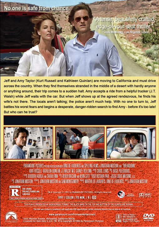 Breakdown on DVD, Action,  Kurt Russell, J.T. Walsh