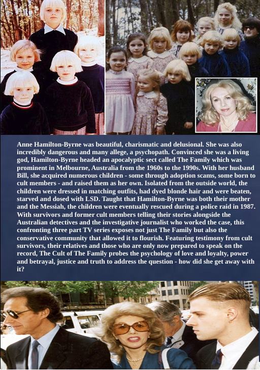 The Cult of the Family on DVD, Documentary, Anne Hamilton-Byrne, Lex de Man