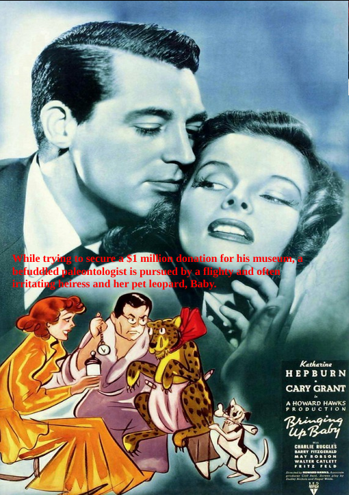 Bringing Up Baby on DVD, Comedy,  Katharine Hepburn, Cary Grant