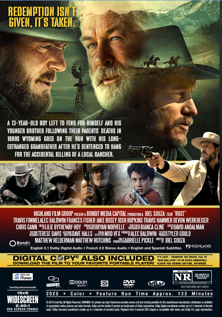 Rust on DVD, Drama, Alec Baldwin, Josh Hopkins