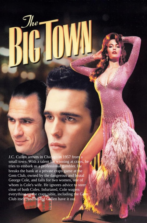 The Big Town on DVD, Drama, Matt Dillon, Diane Lane