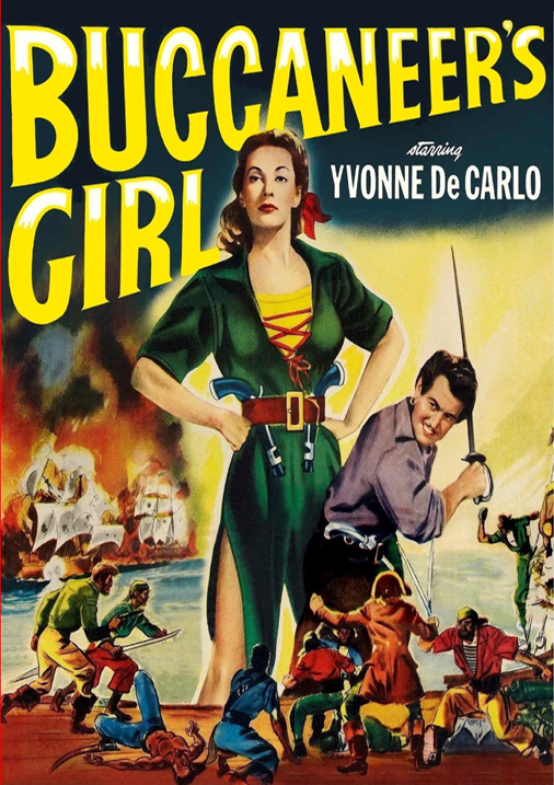 Buccaneer's Girl on DVD, Action, Yvonne De Carlo, Philip Friend