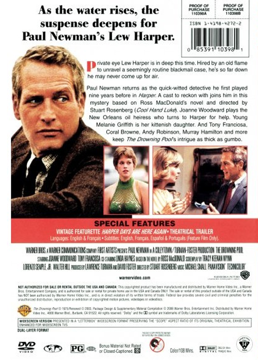 The Drowning Pool on DVD, Crime, Paul Newman, Joanne Woodward