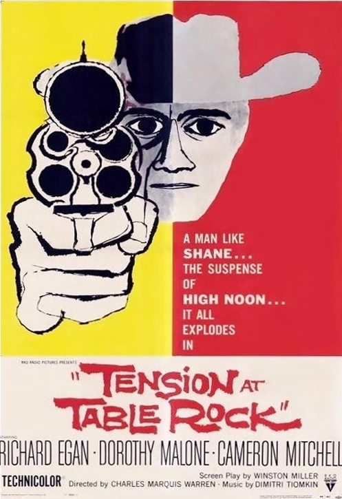 Tension at Table Rock on DVD, Western,  Richard Egan, Dorothy Malone