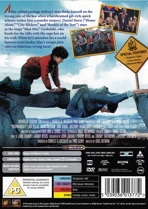 Bushwhacked on DVD,  Adventure, Daniel Stern, Jon Polito