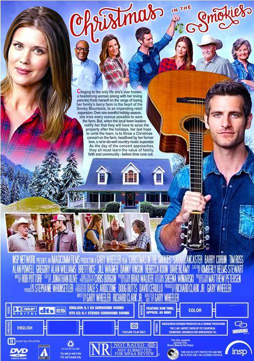 Christmas in the Smokies on DVD, Romance,  Sarah Lancaster, Barry Corbin
