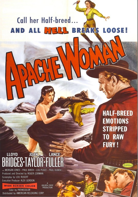 Apache Woman on DVD, Western, Lloyd BridgesJoan Taylor