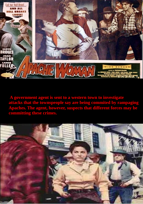 Apache Woman on DVD, Western, Lloyd BridgesJoan Taylor