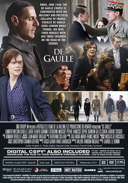 De Gaulle on DVD, Biography, Lambert WilsonI, sabelle Carré