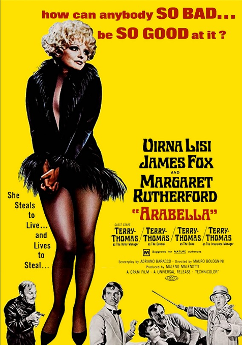 Arabella on DVD, Comedy, Virna Lisi, James Fox