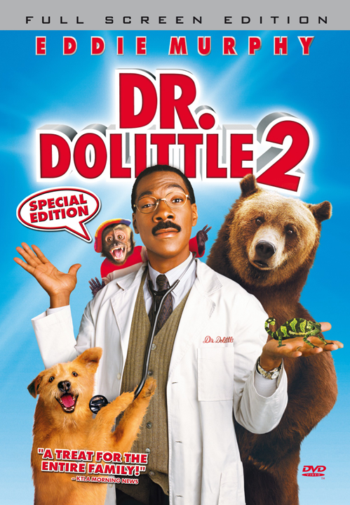 Dr. Dolittle 2 on DVD, Comedy, Eddie Murphy, Cedric The Entertainer