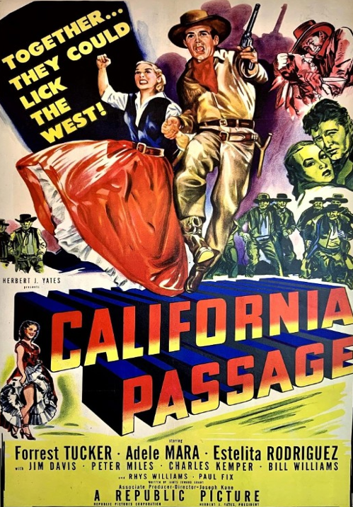 California Passage on DVD, Drama,  Forrest Tucker, Adele Mara