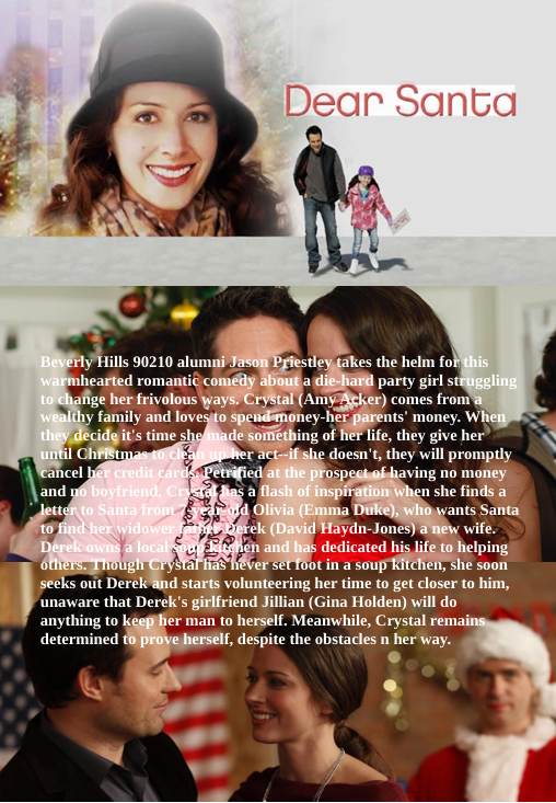 Dear Santa on DVD, Drama, Amy Acker, David Haydn-Jones