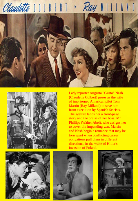 Arise My Love on DVD, Comedy, Claudette Colbert, Ray Milland