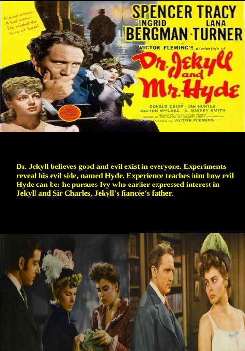 Dr. Jekyll and Mr. Hyde on DVD, Drama, Spencer Tracy, Ingrid Bergman