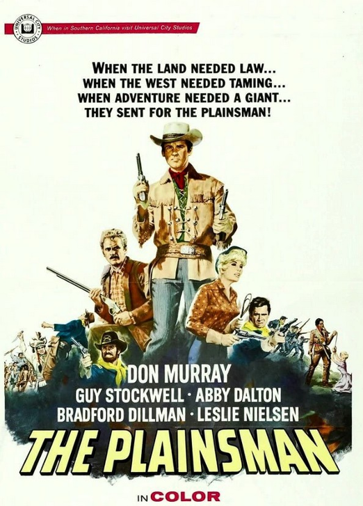 The Plainsman on DVD, Western,  Don Murray, Guy Stockwell