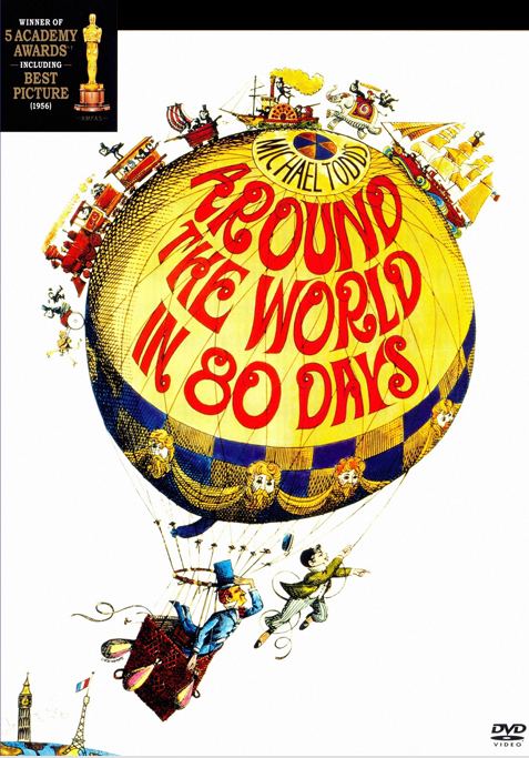 Around the World in 80 Days on DVD, Adventure, David Niven, Cantinflas