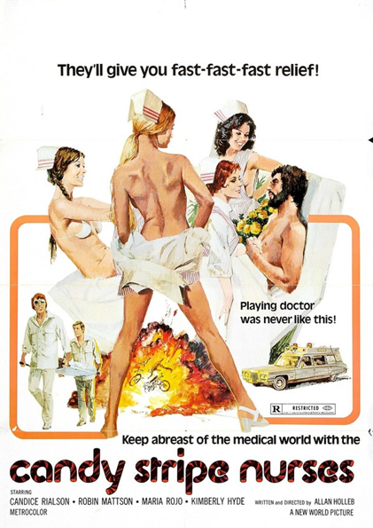 Candy Stripe Nurses on DVD, Comedy, Candice Rialson, Robin Mattson