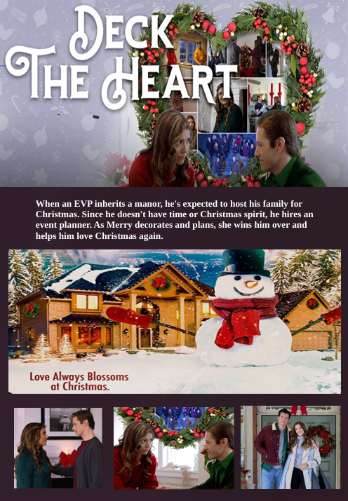 Deck the Heart on DVD, Romance, Joe Kurak, Eliza Roberts