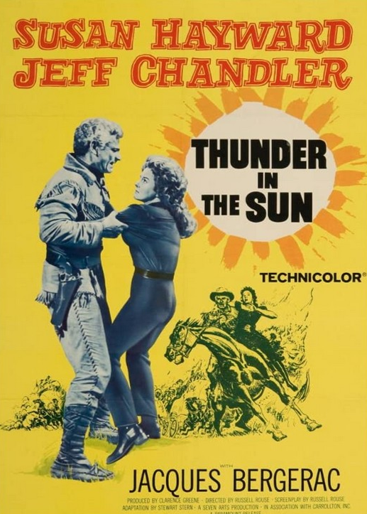 Thunder in the Sun on DVD,  Action, Susan Hayward, Jeff Chandler