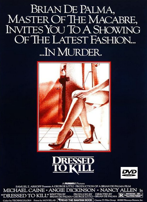 Dressed to Kill on DVD, Drama, Michael Caine, Angie Dickinson