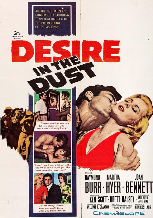 Desire in the Dust on DVD, Crime, Raymond Burr, Martha Hyer