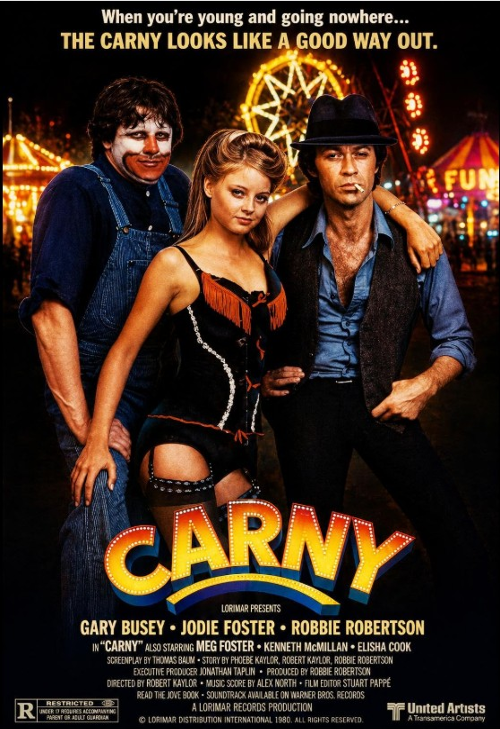Carny on DVD, Drama, Gary Busey, Jodie Foster