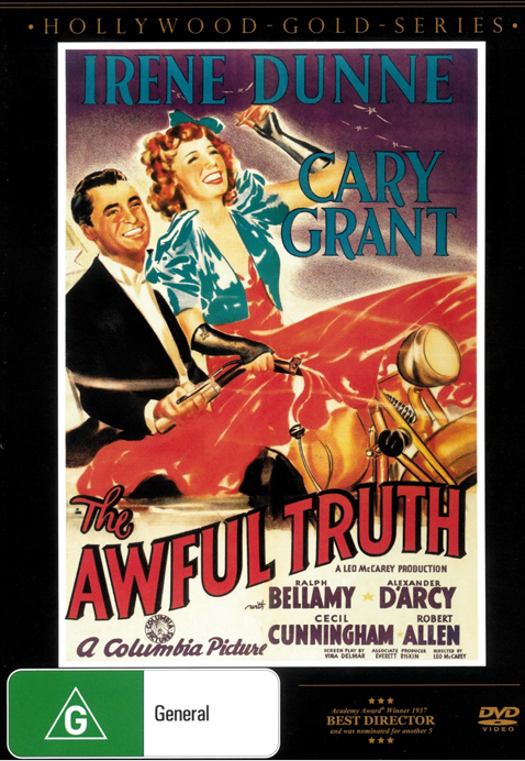The Awful Truth on DVD, Comedy, Irene Dunne, Cary Grant
