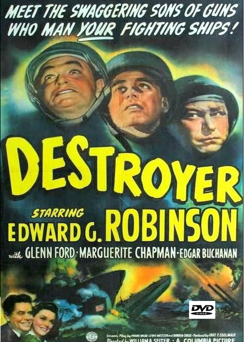 Destroyer on DVD, War, Edward G. Robinson, Glenn Ford