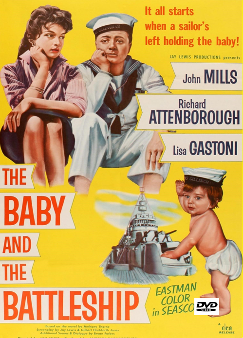 The Baby and the Battleship on DVD, Comedy, John Mills, Richard Attenborough