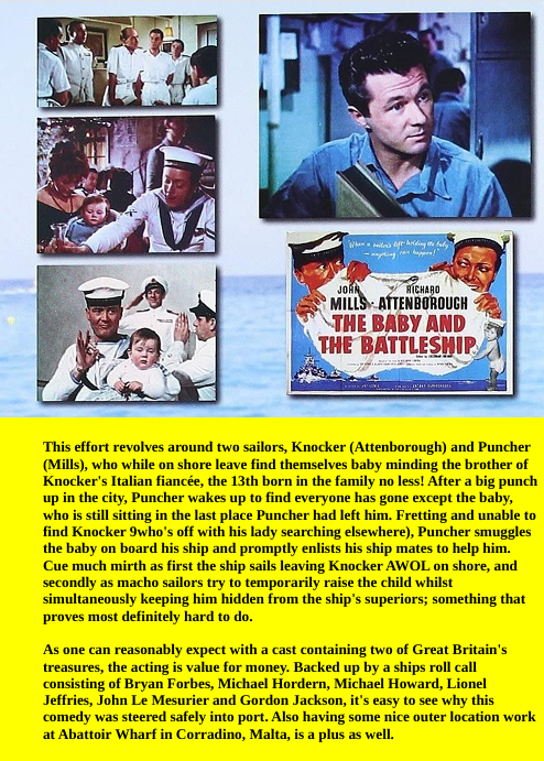 The Baby and the Battleship on DVD, Comedy, John Mills, Richard Attenborough