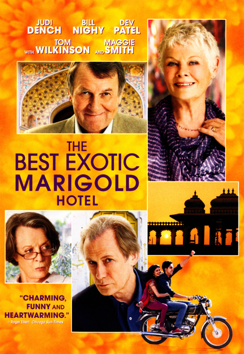 The Best Exotic Marigold Hotel on DVD,  Comedy,  Judi Dench, Bill Nighy